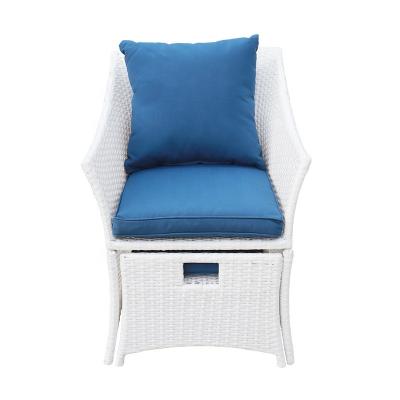 China Waterproof High Quality Modern Luxury Rattan Weave Furniture Outdoor Patio Chair Set for sale