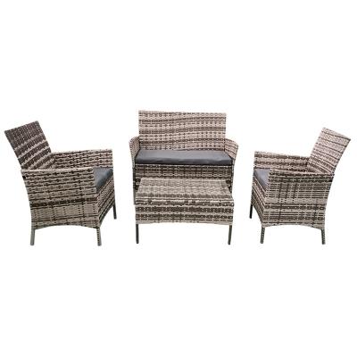 China Modern Modern Outdoor Patio Wicker/Rattan Furniture Garden Sofa Set for sale