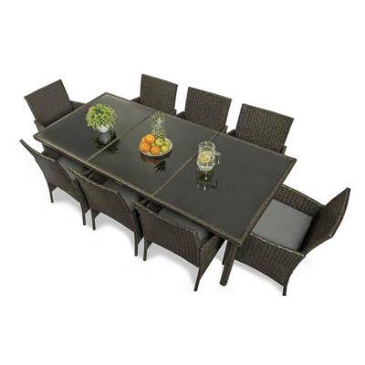 China Modern 9 Piece Leisure Pack Outdoor Tables and Chairs for sale