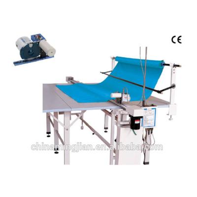 China Cloth end nylon automatic cutter/DB-2 round knife textile cutting machine/roller automatic blind cutting machine for sale