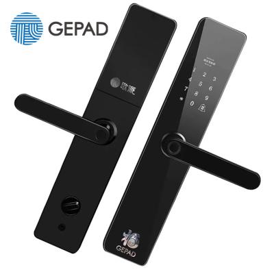 China 160 sets fingerprint open smart door lock with keypad for apartment and hotel P7 for sale