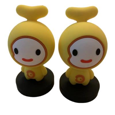 China China to figure custom 3D soft glue cartoon smiley face blind PVC box ornaments. for sale