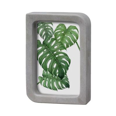 China Indoor and outdoor decoration etc. unfinished solid concrete picture frame picture frame cement frame. for sale