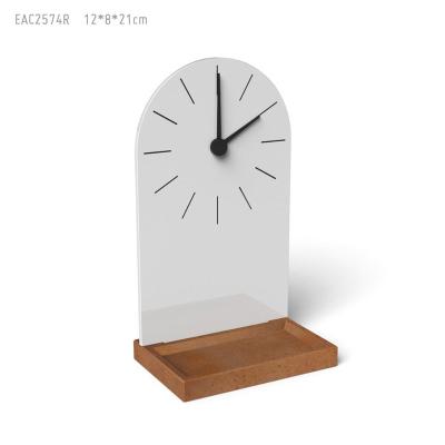 China Decorative Antique Style Desktop Digital Stand Table Home Alarm Clock For Hotel for sale