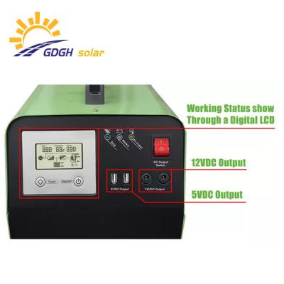 China Home solar power system 1000w 1500w all in one machine contains with inverter charge controller battery for sale