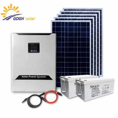 China Portable home 5kw off grid solar power system price Sri Lanka off grid 5kw home use off hoop solar system for sale