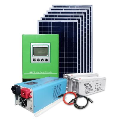 China Original Design 5kw 10kw 20kw Full Hybrid Inverter Factory 48v Home Solar Power System for sale