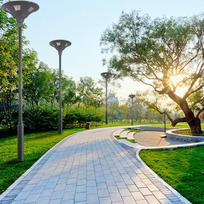 China ROAD Best Selling New Products 30W 4800LM Solar Outdoor Solar Light Unique Modern Garden Pathway Lights for sale