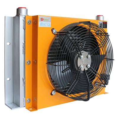 China Fast Small Cool In Volume Plate Fin Air Cooler Hydraulic Heat Exchanger With Fan for sale