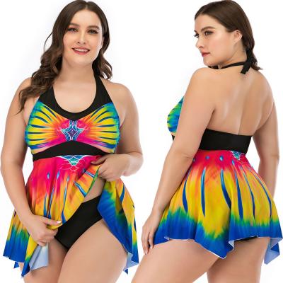 China Wholesale Breathable Women Swimsuit 2021 Women Female Swimming Suits 2 Pieces Swimwear Set Plus Size Swimming Suit Women for sale