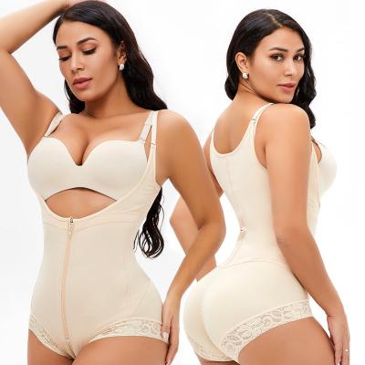 China Fashion 3D Antibacterial Women Shaping Clothes Plus Size 6xl Butt Lifter Jumpsuit Compression Tummy Control Body Shaper Firm Women Shapewear for sale