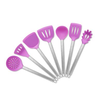 China Viable Silicone Kitchen Accessories Kitchen Nylon Instruments Tools Kitchen Accessories Utensil Set for sale