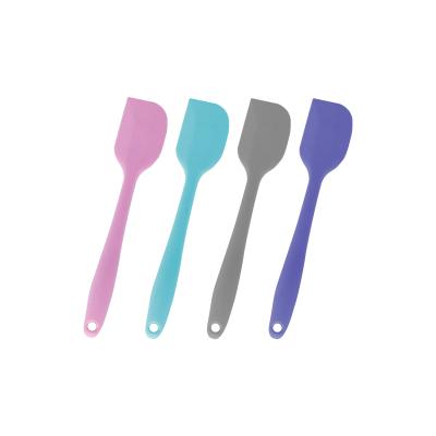 China Viable Tool Silicone Kitchen Cooking Mixing Instruments Non Stick Scrapers 8 Inch Silicone Spatula for sale