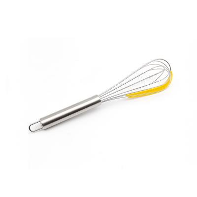 China Viable Manual Egg Beater with PP Handle Silicone Egg Beaters Beat Kitchen Instruments Egg Cream Stirring Tools for sale