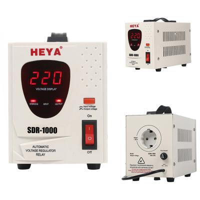 China DTS 500VA 1KV 2KV 3KV 5KVA Single Phase AC AC Single Phase HEYA/OEM Electric LED Display Relay Electronic Control Voltage Regulator Stabilizers for sale