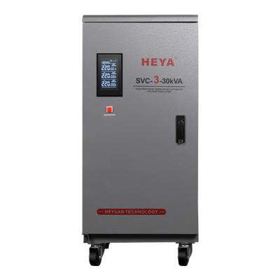 China High Efficiency SVC , AVR 30kva 380v 3 Phase 10kva Three Phase Voltage Stabilizer for sale