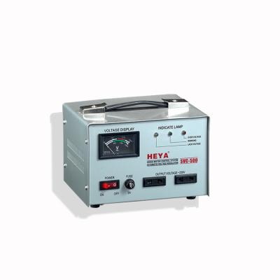 China SVC voltage protector! 220v 110v 0.5kva single phase home voltage regulator stabilizer for sale