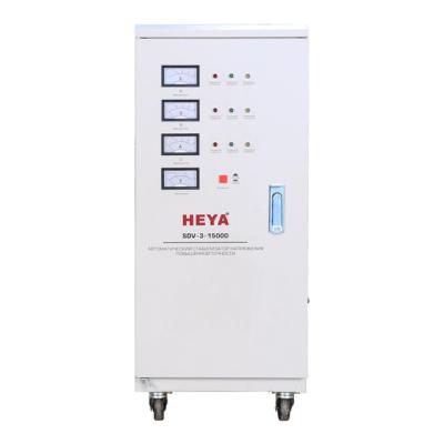 China SVC 15kva Industrial 3 Phase 380v Servo Price Automatic Voltage Stabilizer 3 for sale