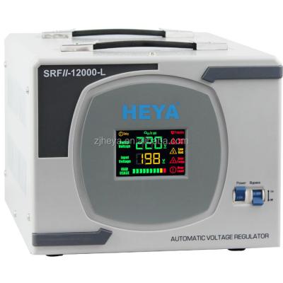 China Desktop LCD Display Electronic Control LED Relay Homeuse Power Voltage Stabilizer for sale