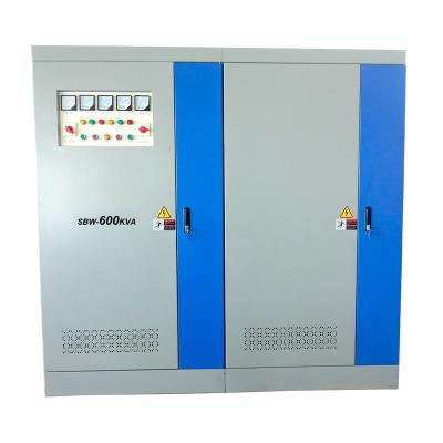 China SBW SBW Industrial SBW 500KVA 600KVA 3 Phase 380VAC Automatic Voltage Regulator for sale