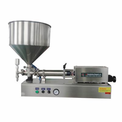 China Semi Automatic Beverage Sesame Paste Peanut Butter Potato Mash Filling Machine for sale