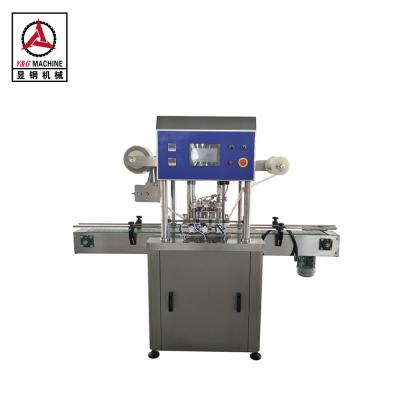 China Beverage Shanghai Factory Automatic Pet Plastic Bottles Sealing Machine for sale