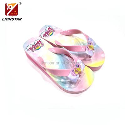 China Flip Flops Girl Cartoon Beach EDGE Eva High Wedge Flip Flop Platform for sale