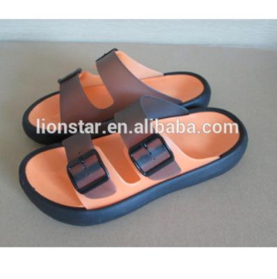 China Cheap flat 2014 new fashion men eva tpu leather sandal for sale