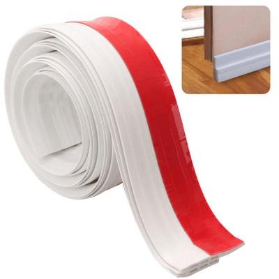 China Door Weer Strips Door Bottom Seal Clear Silicone Draft Silicone Strip voor het verzegelen Te koop