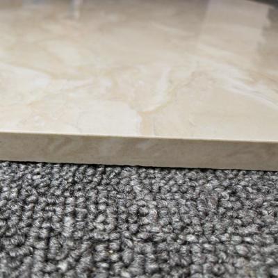 China Waterproof Beige Color Floor Tile 600X600MM Polished Glazed Porcelain for sale