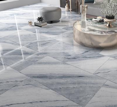 China Large Size Bathroom Marble Porcelain 1200x600 Look Floor Tile for sale