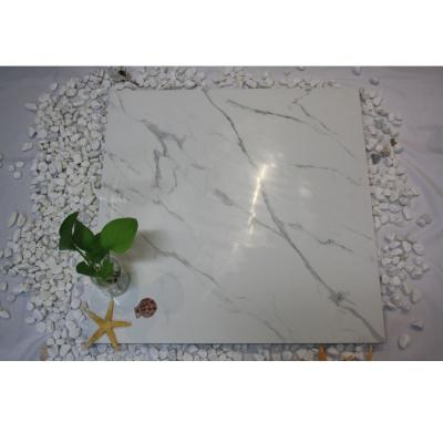 China Plain 3d Inkjet Terracotta Polished Glazed Full Glazed Gray Milky White Marble Cheap Porcelain Tile for sale