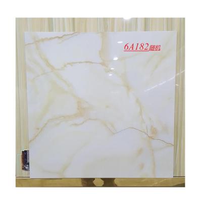 China Glazed Metallic Tiles Chinese Porcelain Polished Ceramic Tile 600x600 , Villa Glazed Porcelain Tile for sale