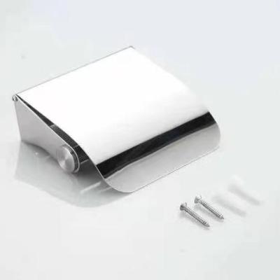 China Antirust Wall Mounted Stainless Steel Toilet Paper Tissue Paper Roll Holder for sale