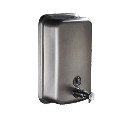 China 304 Stainless Steel Wall Mount Liquid Soap Dispenser Rustproof Bathroom Accessories for sale