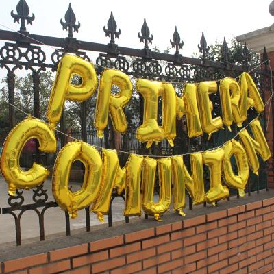 China Spanish Primera Comunion First Communion party balloons banner events decorations banners Dropshipping for sale