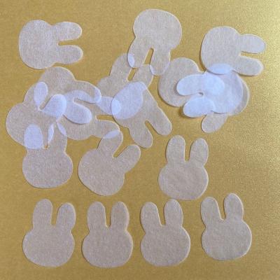 China Rabbit Head tissue paper Confetti Ester Throwing Confetti Flameproof Confettis for sale