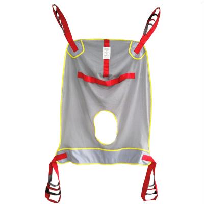 China Mesh Sling Potent Back Support Toileting Mesh Sling Medical Patient Lift for Disabled for sale