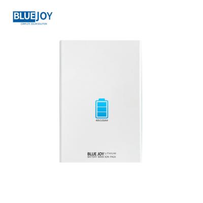 China Joy China Factory 48V Lifepo4 Battery Pack 100AH ​​Blue Lithium Battery For Solar Panels 1215*475*167mm for sale