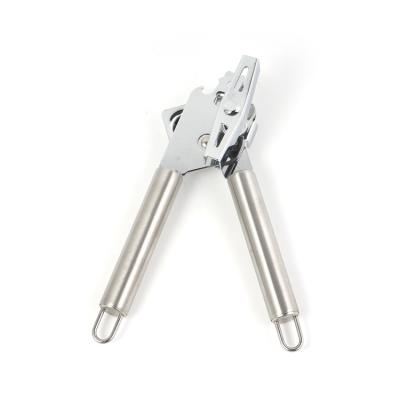 China Stainless Steel Simple Modern Manual Safety Can Opener Heavy Duty Smooth Edge Canning Bottle Opener for sale