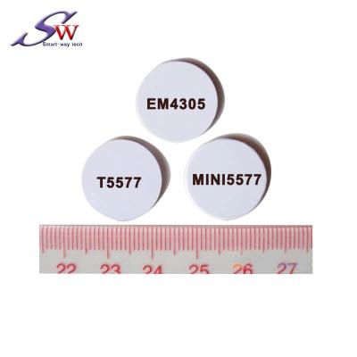 China Advertising TK4100/EM4305/T5577 Contactless Rfid Coin Tag PVC Tag for sale