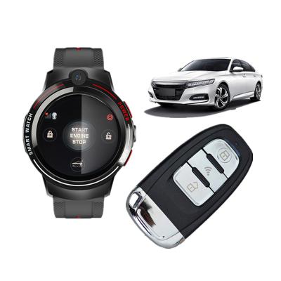 China Quickly Unlock With One Way Keyless Push Button Face ID Smart Watch Entry System12V One Key Starter Remote Car Alarm for sale