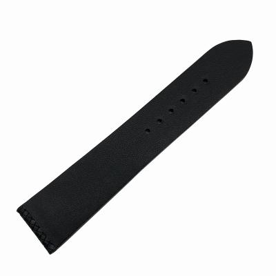 China Fashion Strap Fish Scale Leather Strap 42mm Luxury Stylish Popular Black Watch Band\Dress 2022 for sale