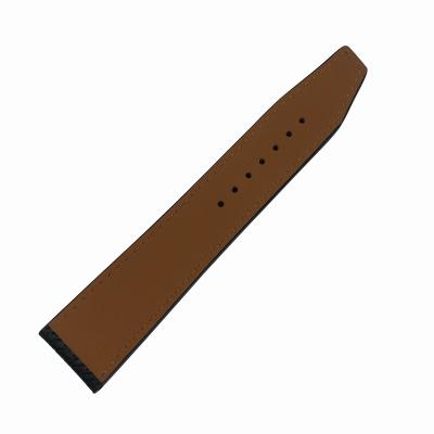 China 2020 new style genuine leather watch band leather with small watch strap hole multiple color choices tie band leather for sale