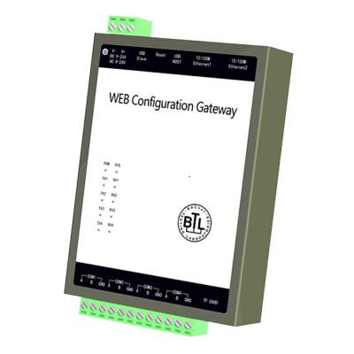 China WEB Configuration Gateway Support Email or Wechat Alarm HMI2004-A9 for sale