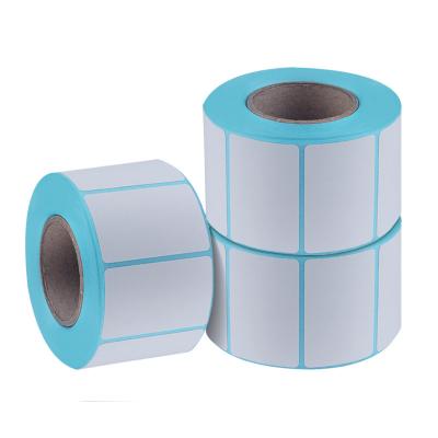 China Waterproof 2022 High Quality wholesale Blank Thermal Sticker Paper Plain Adhesive Thermal Label Rolls for sale