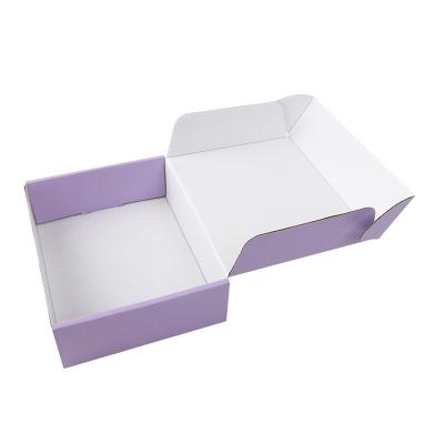 China Recycled Materials New Custom Logo Packaging Carton Mailer Box Baby Clothing Shoes Corrugated Packaging Paper Shipping Boxes for sale