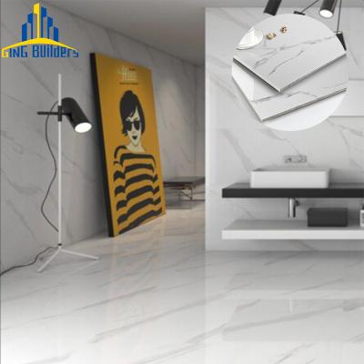 China Gmart Sales DE Bains Super Wear-resistant White Glossy White Porcelain 1000*1000 Sheets Glaze Ceramic Tiles for sale