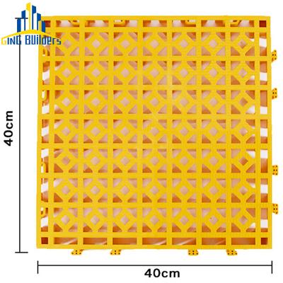 China Nepal Anti-Slip Commercial Pink 15 Mm 30X60 Effecttone Precast Interlocking Interlocking Tile 12X12 Floating Floor Tiles For Event for sale