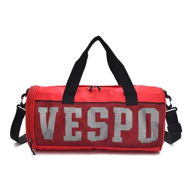 China Fashion Customized Logo Waterproof Durable Gym Weekend Duffel Bag With Shoe Compartment for sale